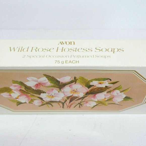 Vintage Avon Wild Rose Hostess Hand Soap NEW - Picture 4 of 5